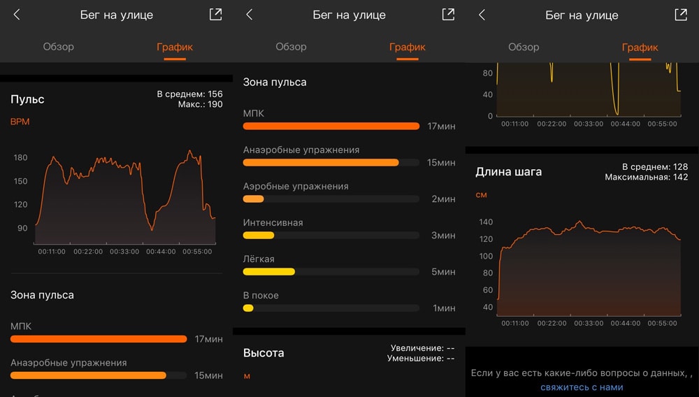Тренировка в Mi Fit