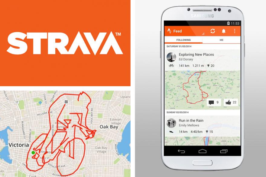 Приложение для бега Strava